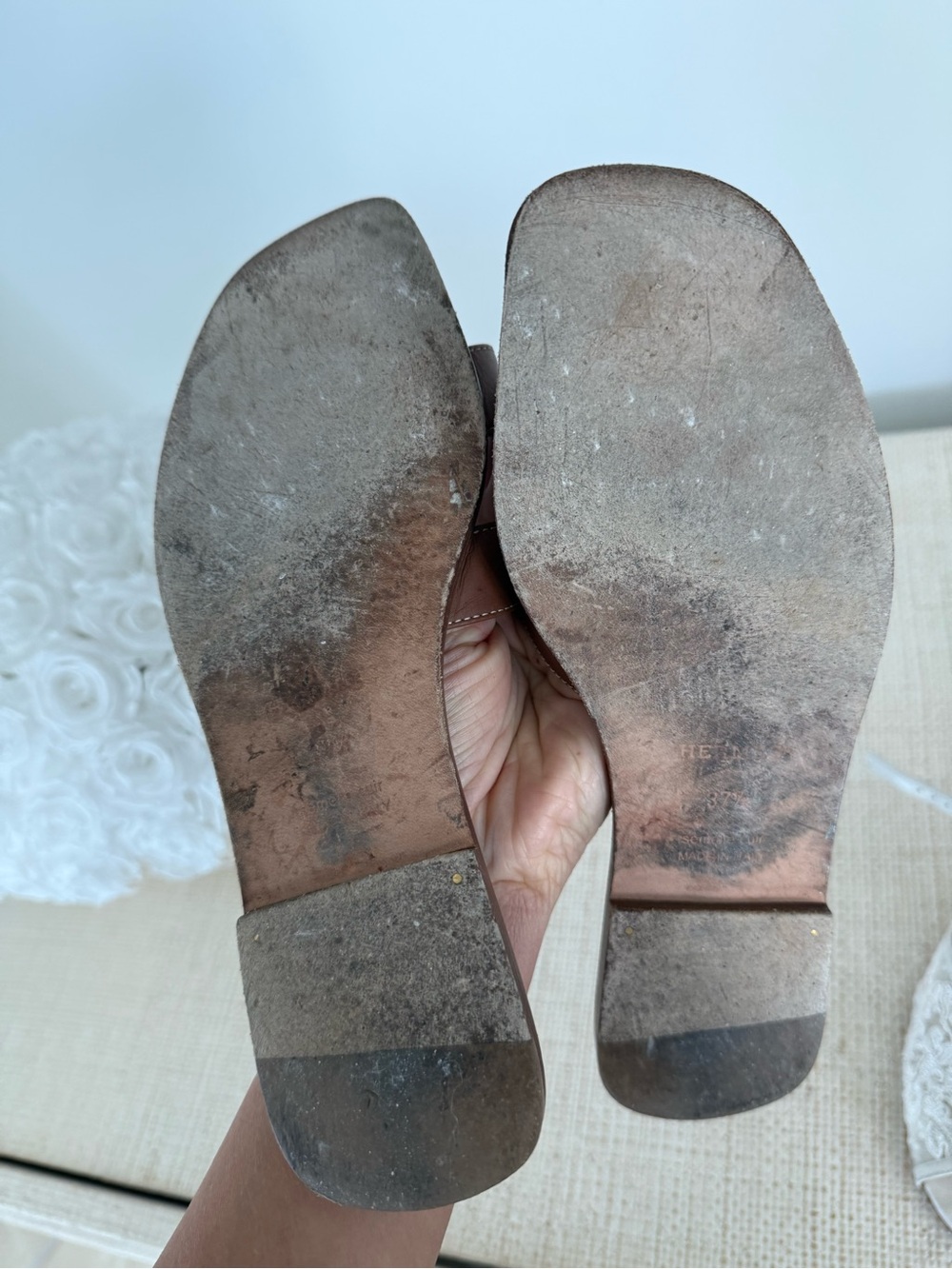 HERMES TAN ORAN SANDALS - Picture 6 of 6